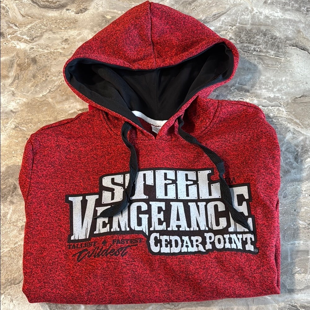 Cedar Point Steel Vengeance hoodie
